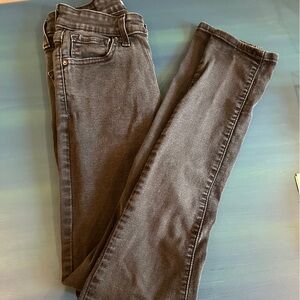 Levi’s Black Washed Denim High Rise Skinny Jeans Leggings